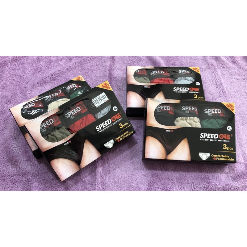 Celana Dalam Pria Speed One Original | Celana Dalam Boxer Pria Murah (1Pcs) Size S, M, L, XL