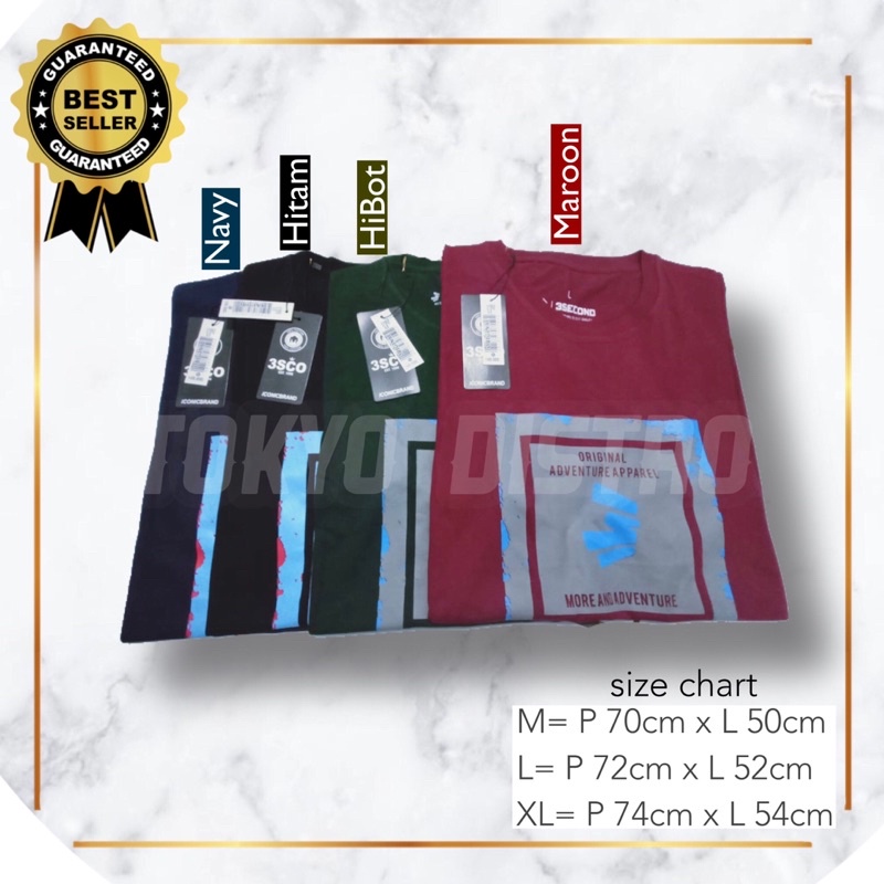PROMO KAOS DISTRO PRIA three second