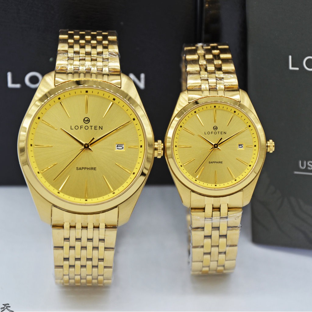 JAM TANGAN PRIA DAN WANITA (COUPLE) LOFOTEN 8101