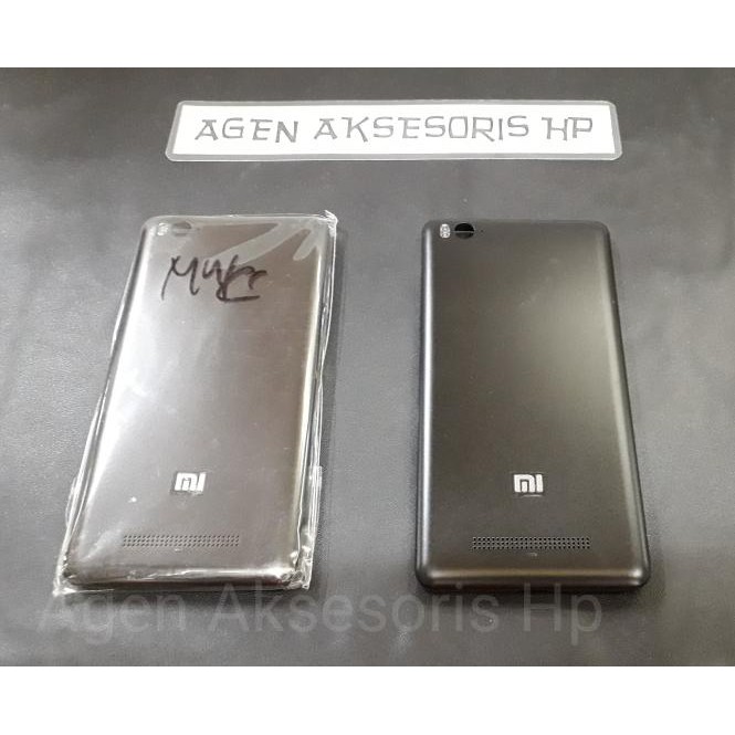 BackDoor HP Xiaomi Mi 4C Mi 4i 5" Housing Back Cover Tutup Belakang HP - Hitam