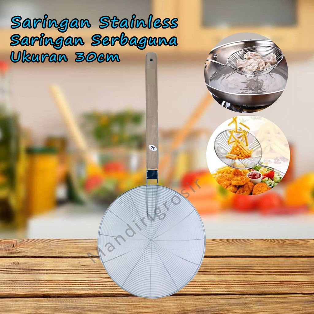 Saringan Stainless *Saringan * Saringan Serbaguna * 30cm