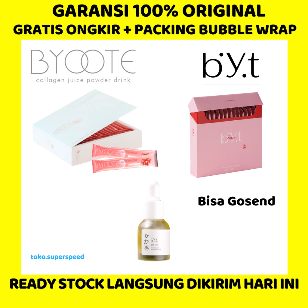 Byoote / BYT Colla / BYT Glo Oil Serum Wajah 15ml Face Serum Original Halal BPOM Byotee Byote Collag
