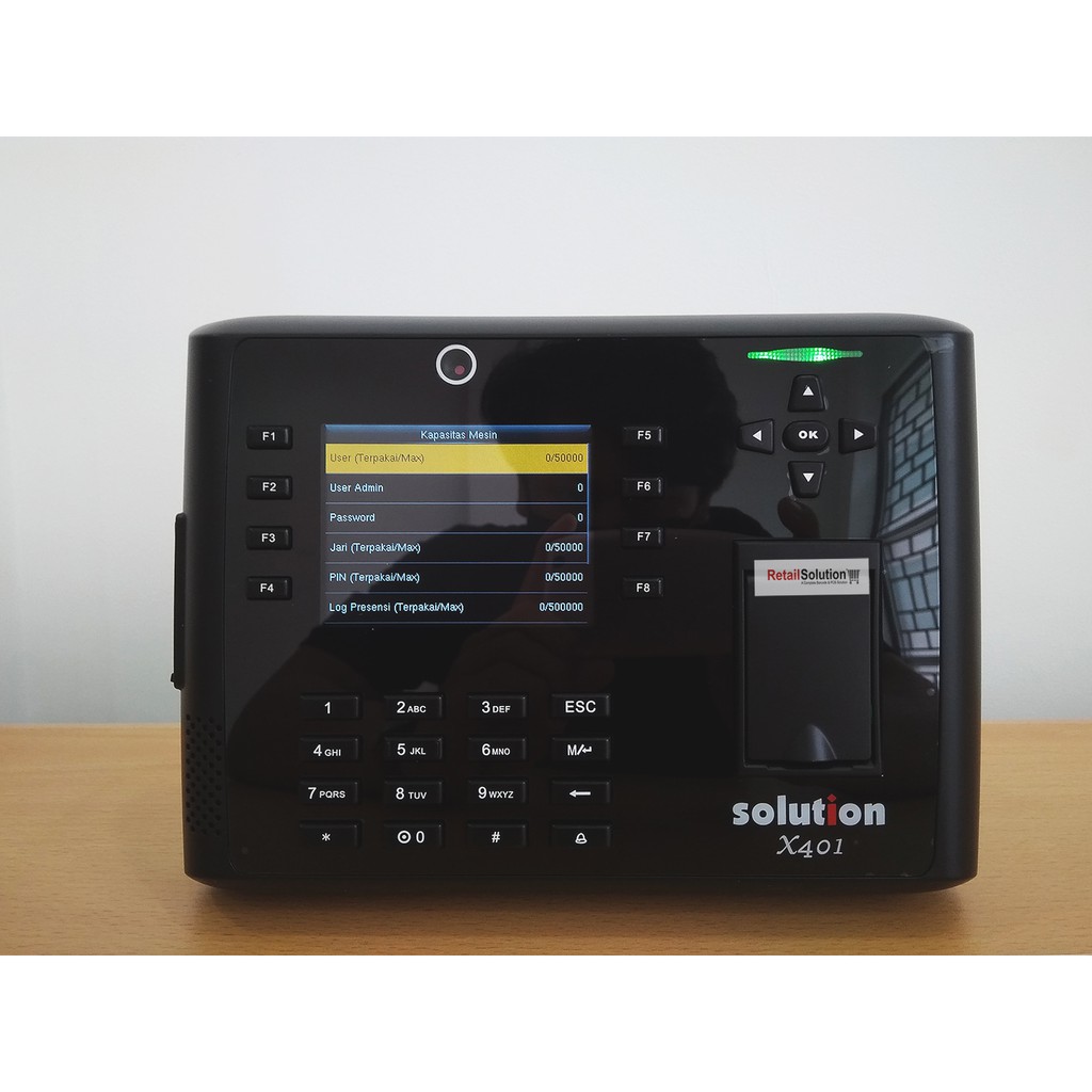 Solution X401 Fingerprint Face Recognition Access Door - Mesin Absensi Digital