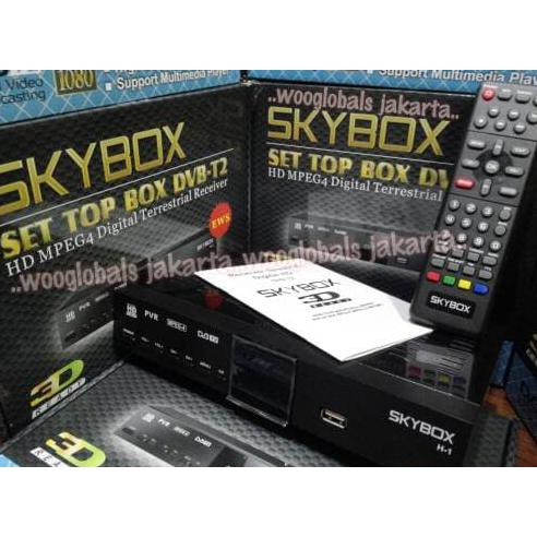 SKYBOX SET TOP BOX DVB-T2 SKYBOX HD MPEG4 DIGITAL TERRESTRIAL RECEIVER