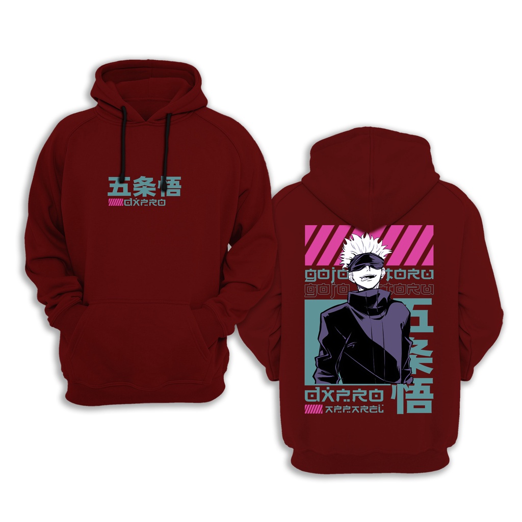 JAKET SWEATER HOODIE TERBARU GOJOU SATORU JUJUTSU KAISEN ITADORI YUUJI ANIME MANGA