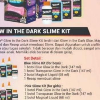 

Diskon 12.12 Dextone glow in the dark slime kit ㄴ