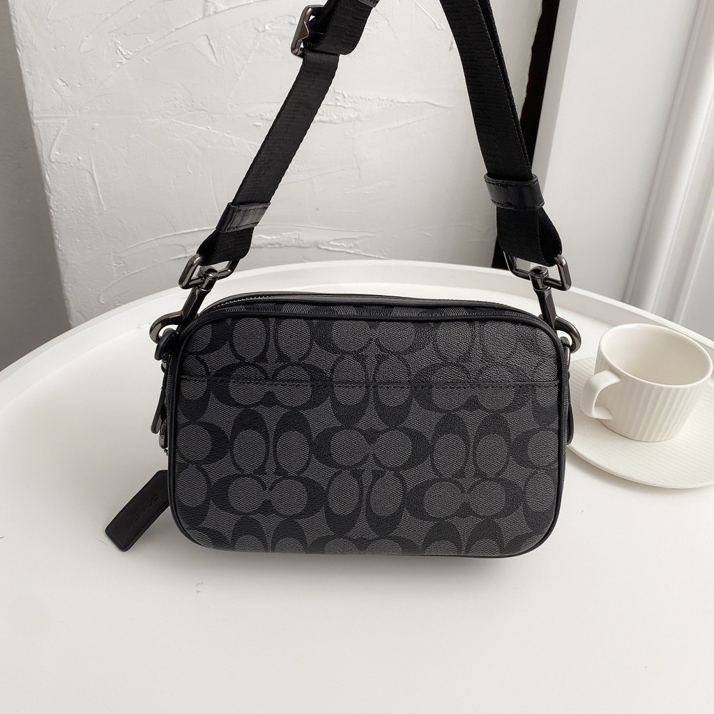 TAS SELEMPANG PRIA MEN ch GRAHAM CROSSBODY In SIGNATURE BLACK SIGNATURE 50715