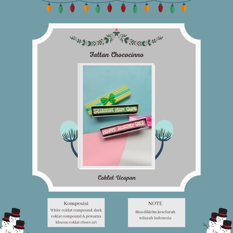 

Selamat hari Guru happy teacher day hadiah kado hari guru coklat hari guru