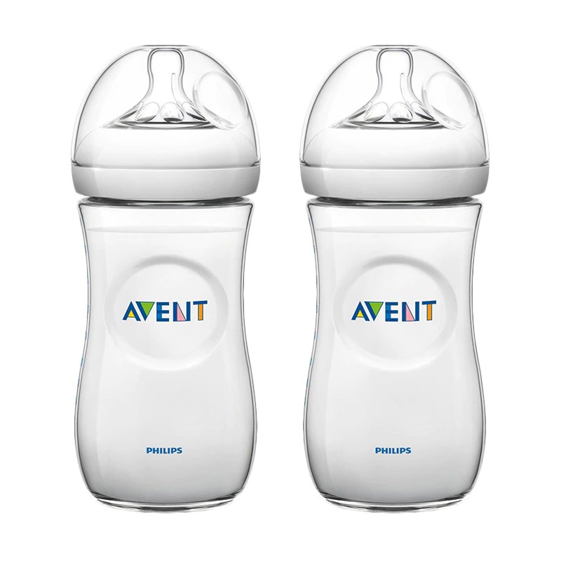 Botol Susu Philips Avent Natural 260ml isi 2pcs Botol Susu Bayi