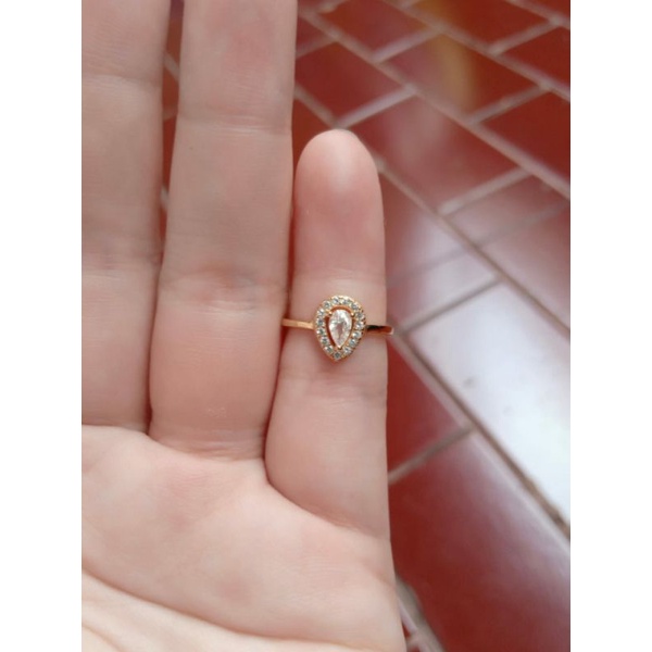 cincin anak mp tears + mp kell / cincin perak asli silver 925 lapis emas/ cincin fashion anak