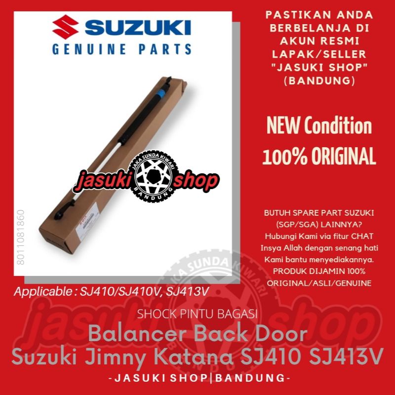 Door Balancer Shock Pintu Suzuki Jimny Katana Samurai SJ410 SJ413 Asli Ori Original SGP