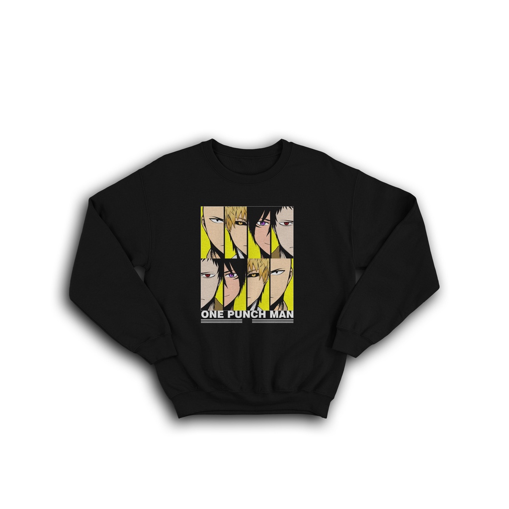 NEW CREWNECK SWEATER ANIME FULL ONE PUNCH MAN