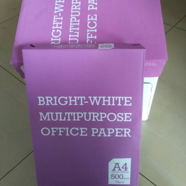 

KERTAS HVS A4 75G/M2 210MMX297MM 500SHEETS