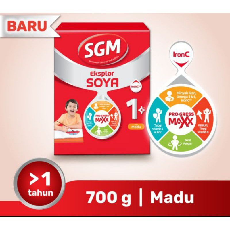 sgm soya 700 gr / sgm soya murah / sgm soya 1 plus madu/ sgm soya madu kemasan baru