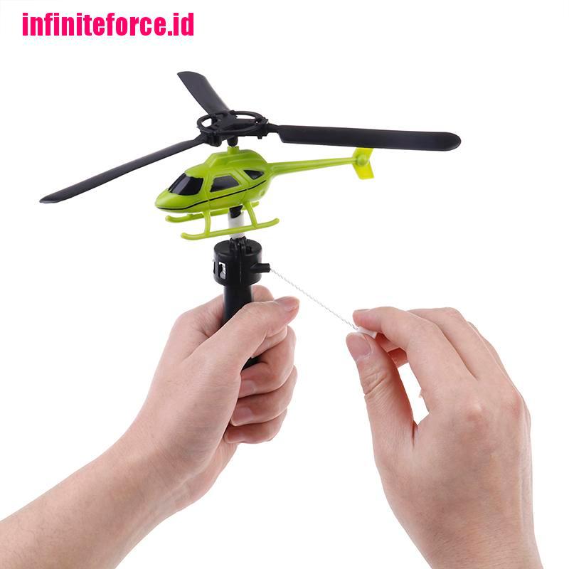 Children aviation model handle pull plane outdoor toys for baby helicopter toy