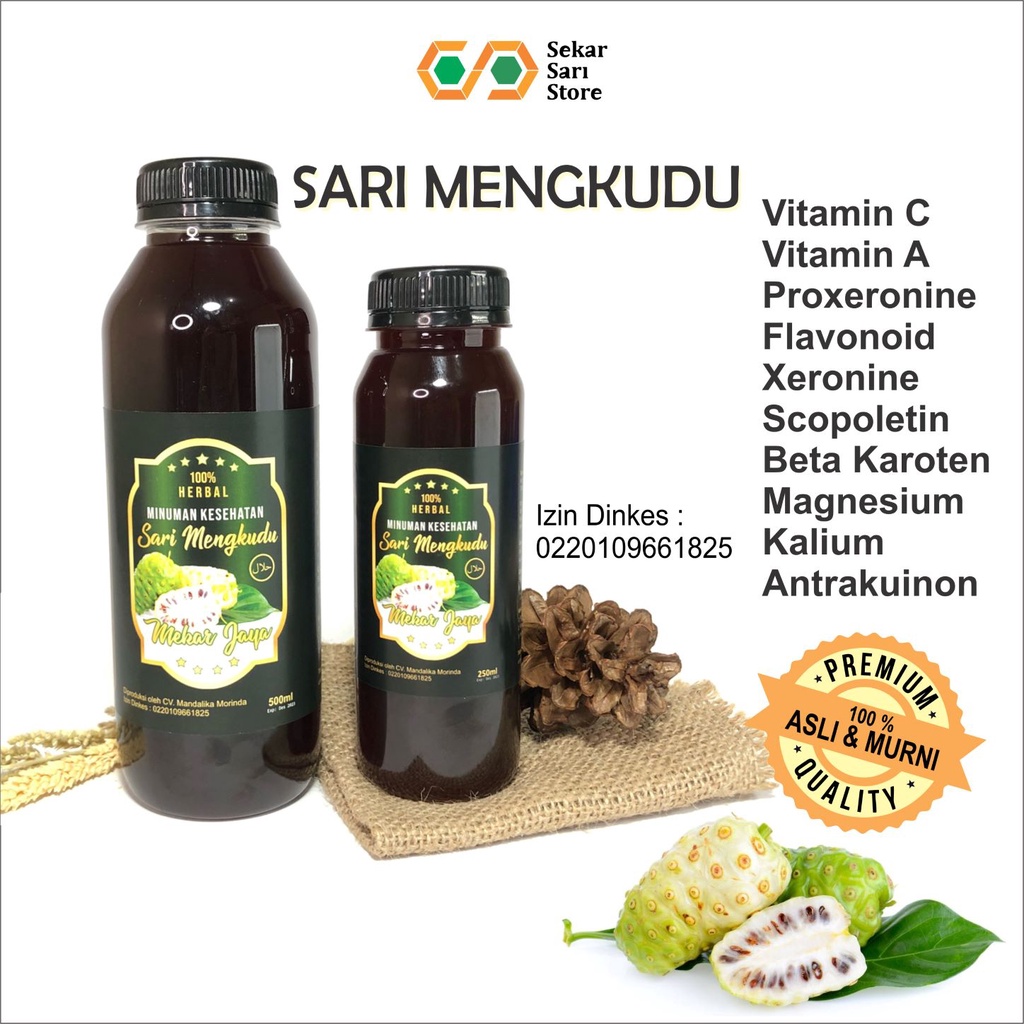 

SARI BUAH MENGKUDU / NONI TAHITIAN / PACE / NONI ALAMI/ SARI MENGKUDU 500 ML