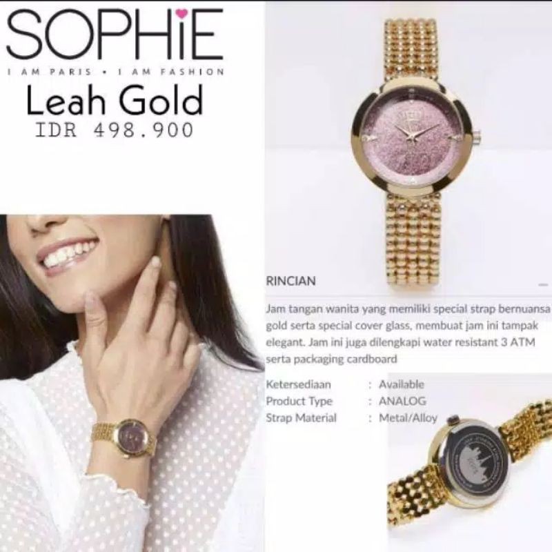 JAM LEAH GOLD SOPHIE PARIS