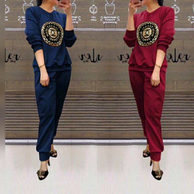 Setelan wanita terbaru HF#107078 - SET YUYU CHANEL