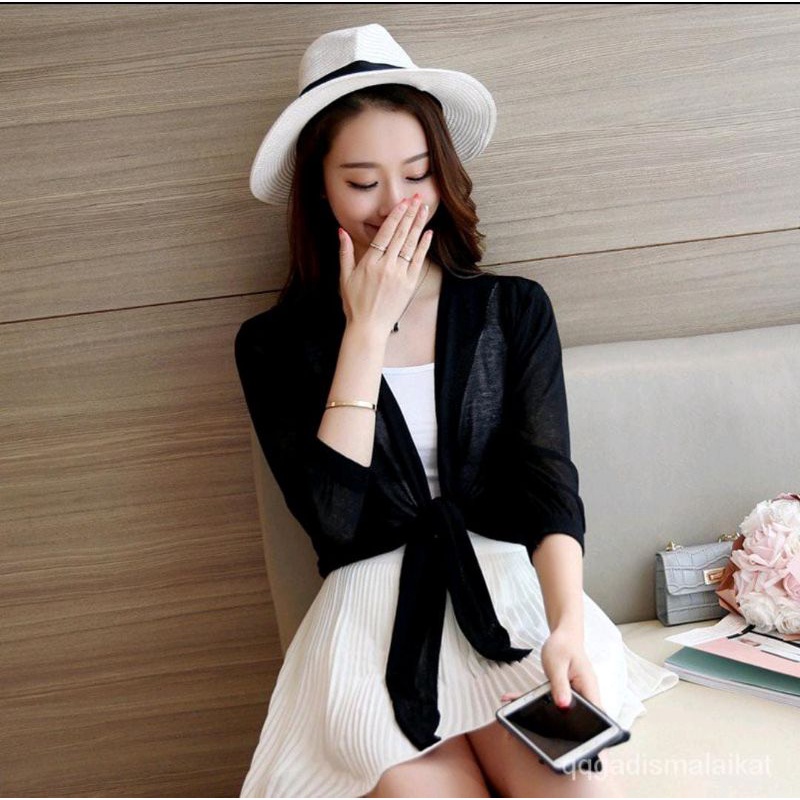 Chalea Cardigan Rajut kekinian - Cardigan Rajut Tali Kekinian - Cardigan Rajut Al size model terbaru