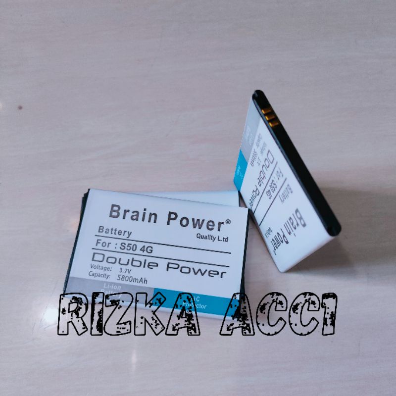 Baterai Batre Advan S50 4G Brain Power Battery Batrai Hp