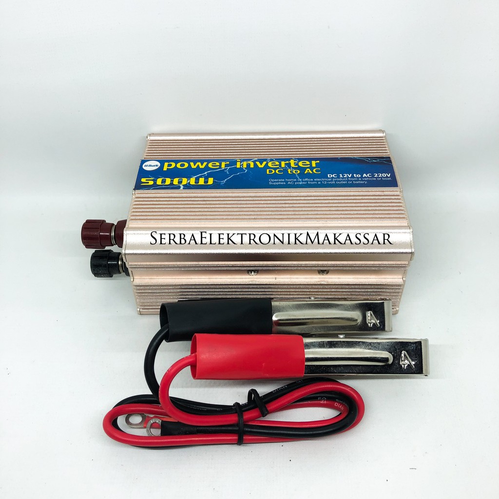 Power Inverter 500 Watt Merk USAT DC 12Volt to AC 220Volt