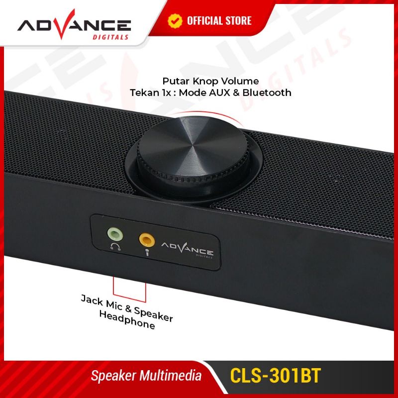 Soundbar / Speaker Bluetooth Advance CLS 301 BT dengan Sub Woofer