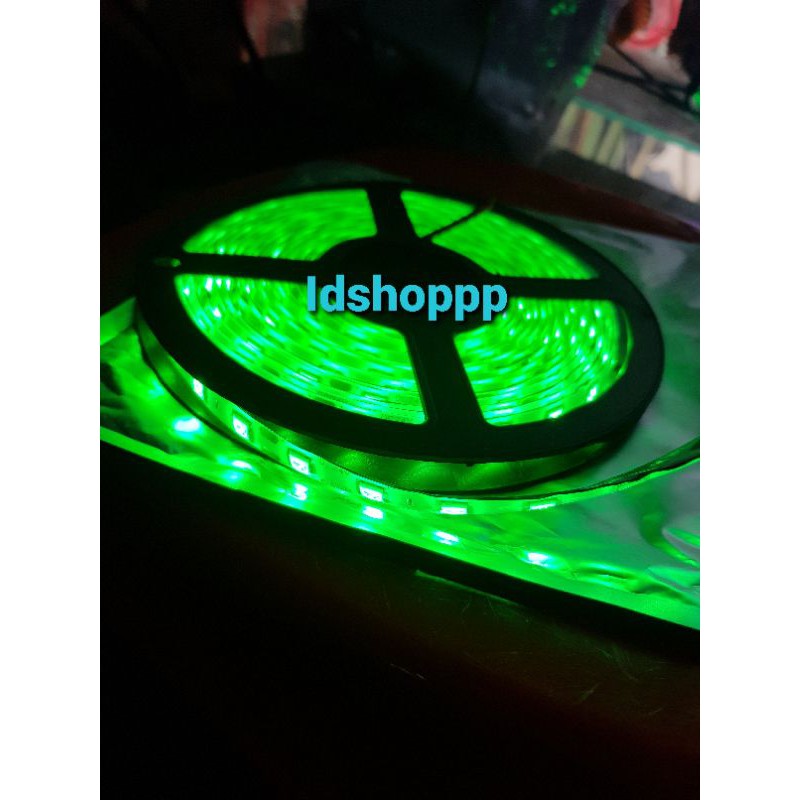 Lampu Led Strip Roll 5 meter 12 volt 24 volt 5050 hijau