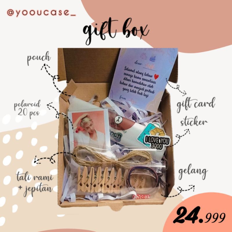 

Gift Box Ulang Tahun/Birthday/Polaroid