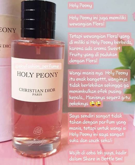 christian dior perfume holy peony