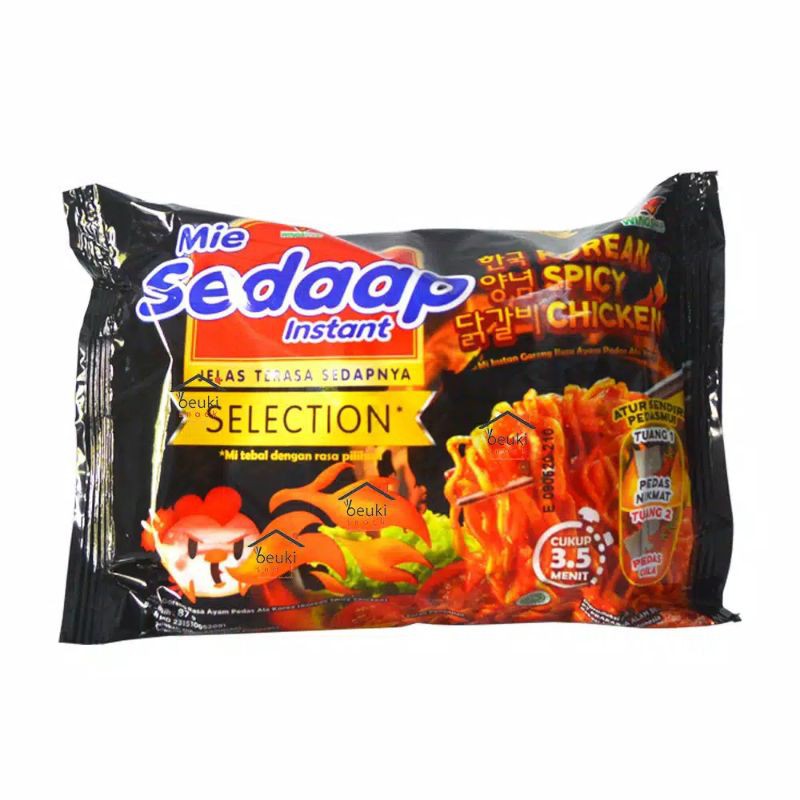 

Eceran Mie Sedap Korean Spicy Chicken Mie instan