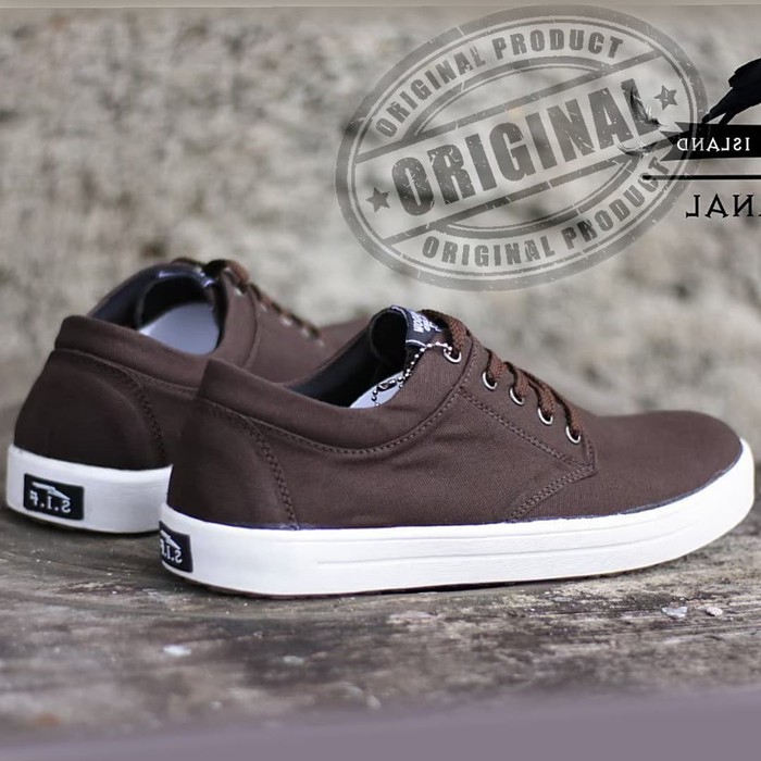 Promo SHADOW ISLAND ETERNAL - sepatu kasual kets casual canvas original pria - Hitam, 40 terbaik