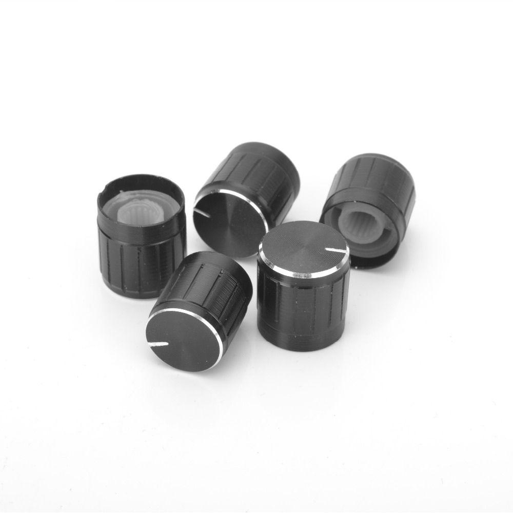 NICKOLAS1 Rotary Switch Kontrol Volume Hitam Bahan Aluminium Alloy Praktis