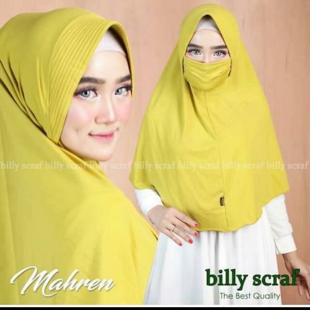 Niqob pet mahren/ hijab niqob / hijab instan niqob