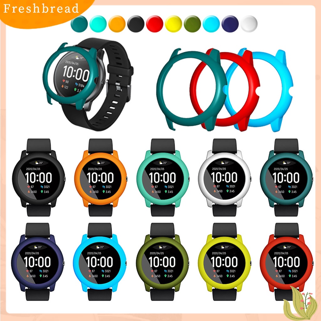 Terlaris Watch Cover Anti-shock Multiple Colors Optional PC Smart Watch Frame Protective Case for Haylou Solar LS05