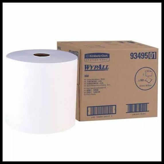 Wypall X60 , X 60 Kimberly Clark 93495 Jumbo Roll Wipers