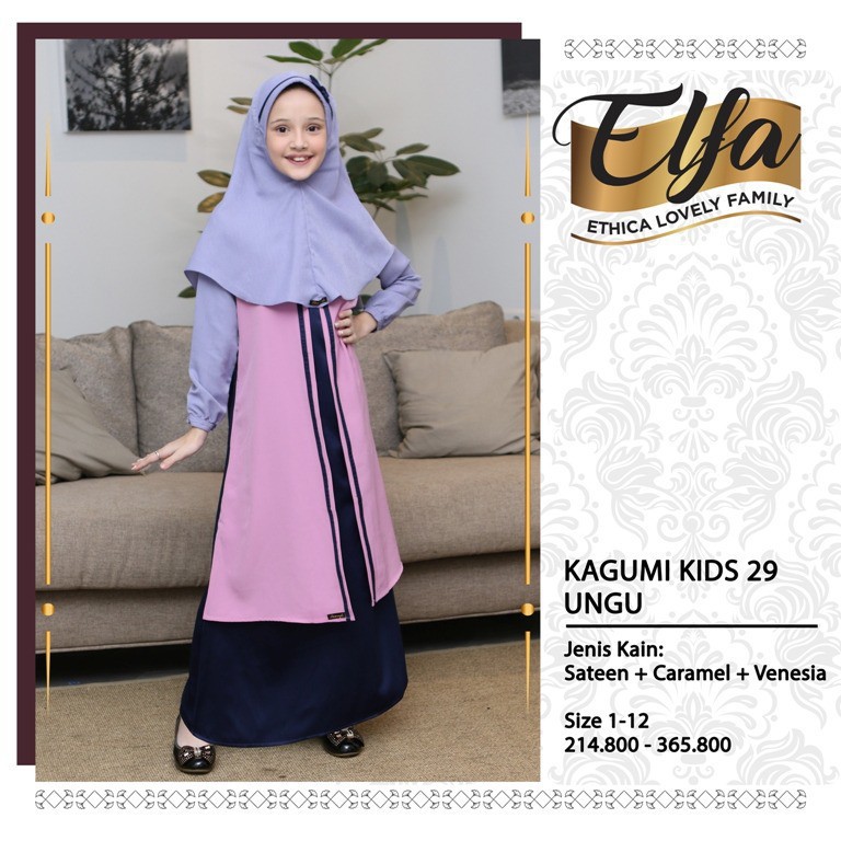 Gamis anak Ethica - Kagumi Kids 29
