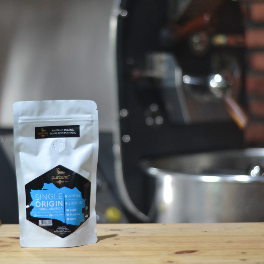 

Kopi hitam bubuk atau biji specialty arabika single origin gunung puntang jawa barat 250