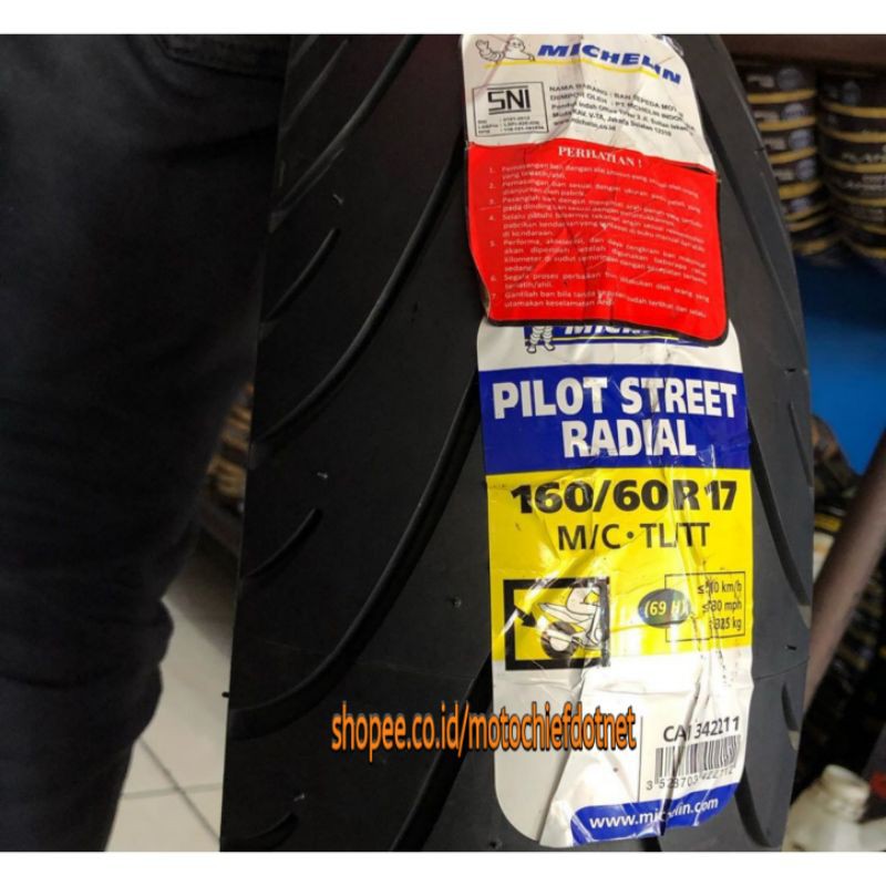 Ban Michelin Pilot Street Radial 160/60 - 17 Ninja CBR R25