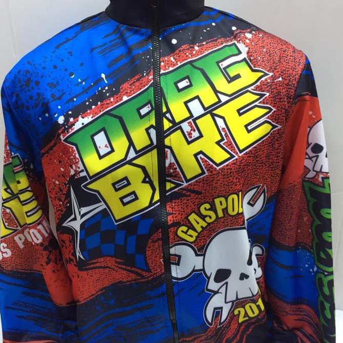 Jaket sepeda cross drag bike