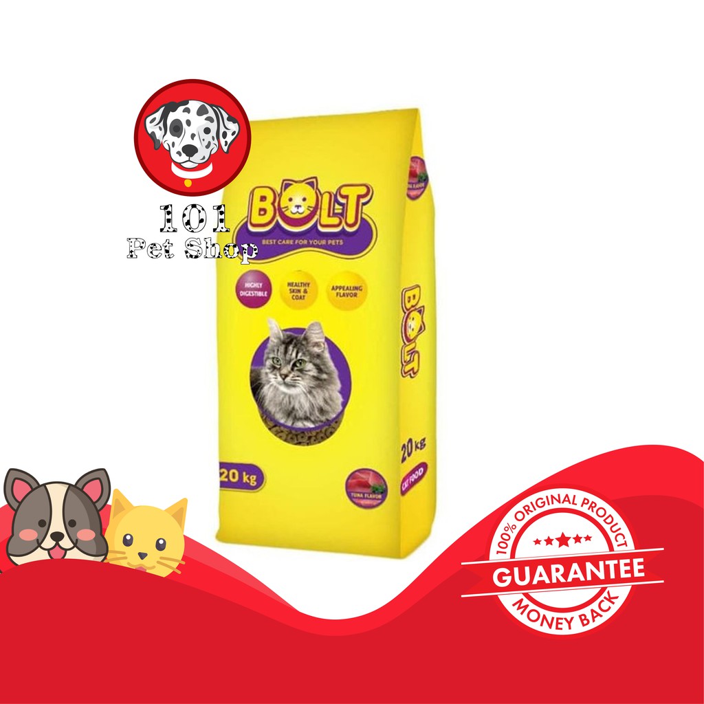 MAKANAN KUCING BOLT TUNA DONAT 20KG ( KHUSUS GOSEND &amp; GRAB )