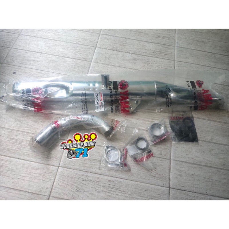 knalpot original yamaha rx king set