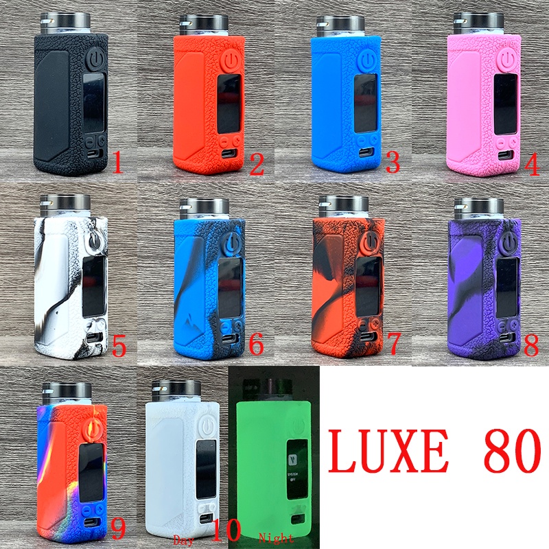 Casing Pelindung Bahan Silikon Tekstur Kulit Untuk Luxe 80