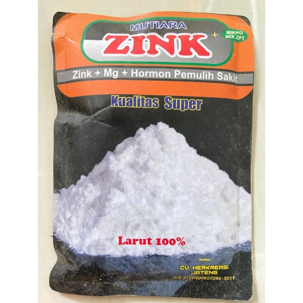 MUTIARA ZINK HORMON PEMULIH SAKIT TANAMAN