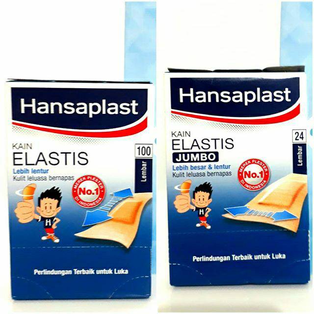 Hansaplast Plester Kain Elastis Standar / Jumbo