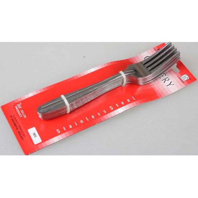 Garpu Makan Stainless Steel Isi 12 pcs