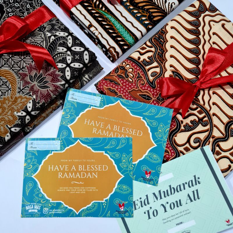 

BATIK NAGA MAS EXCLUSIVE BOX GIFT BOX & GREETING CARDS. HAMPERS LEBARAN BATIK