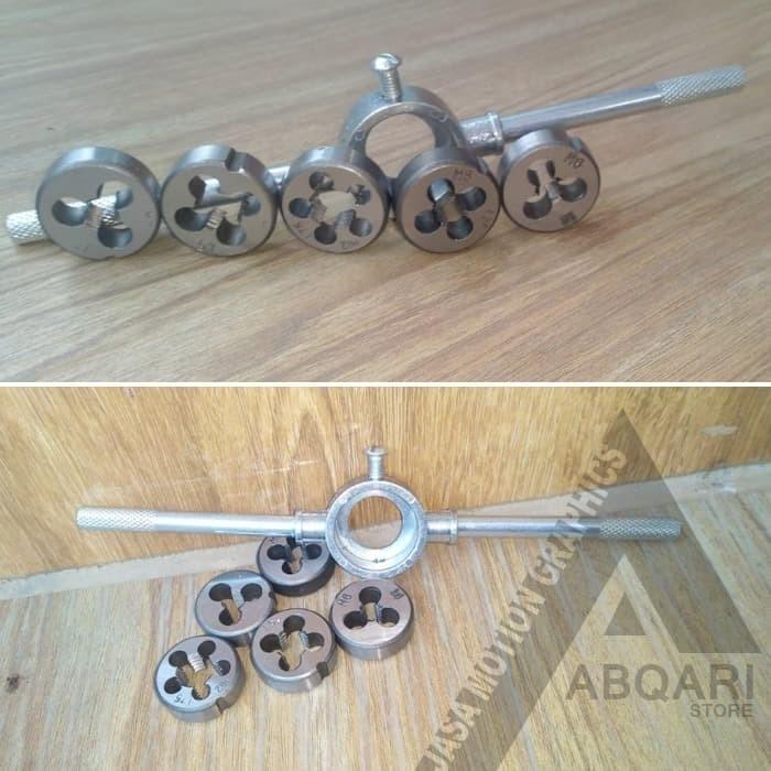 pembuat drat luar baut / tap snei / hand tap / tap and die set