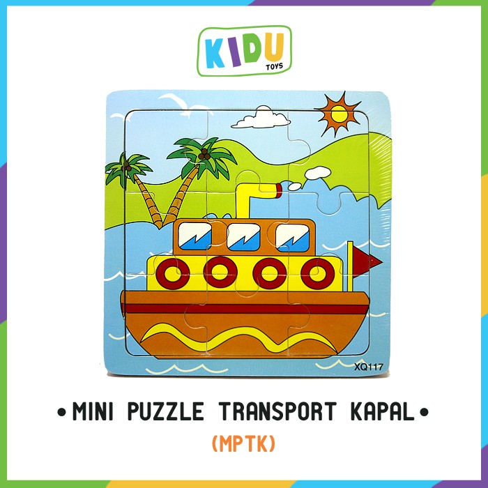 Mainan Anak Mini Puzzle Transport Kidu Toys