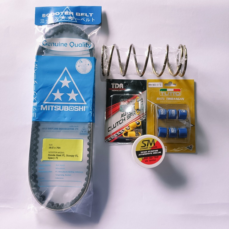 PAKET CVT UPGRADE BEAT FI KARBU PAKET KIRIAN SCOOPY FI KARBU SPACY FI