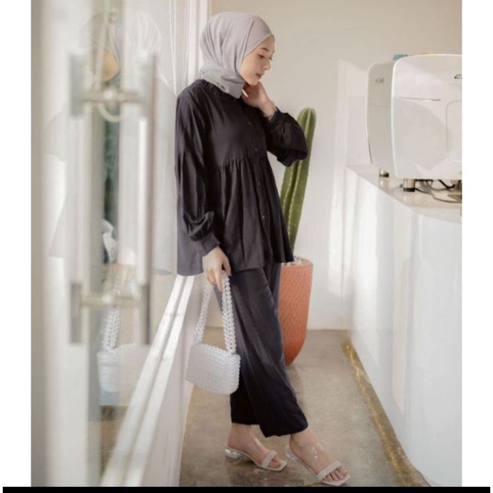 One set wanita POPPY ONE SET best seller Rayon super halus tidak nerawang    LD 110cm PC 90cm   Muat BB 65Kg